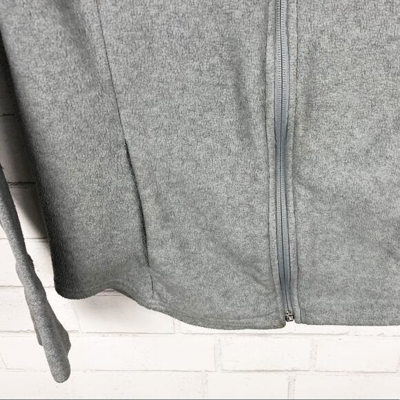 Old Navy Active Gray Microfleece Mock Neck Zip Up Jacket Size XS - Picture 6 of 8